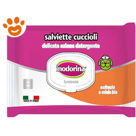 Salviette Cuccioli 40pz Inodorina