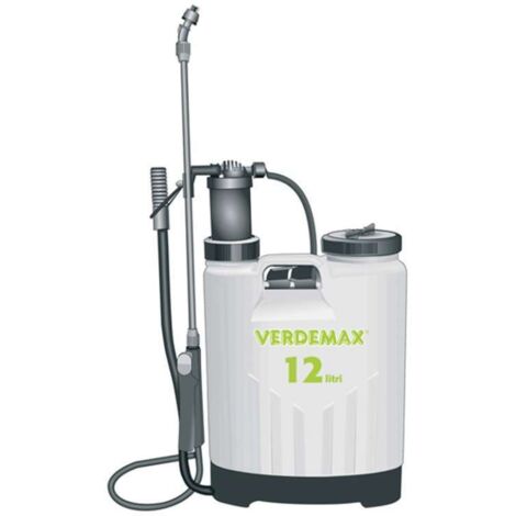 Verdemax Pompa a Zaino da Giardino da 12 Litri per Trattamenti e Concimazioni