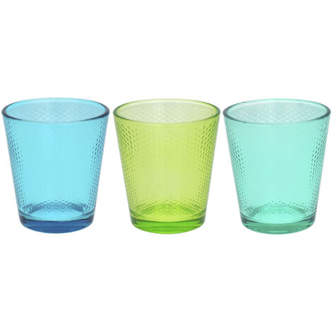Set 3 bicchieri multicolor Linea Golf Tognana