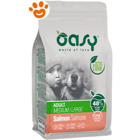 OASY Adult All Breed Salmone 12Kg One Animal Protein (1/5)