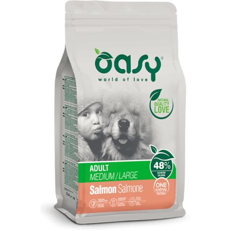 OASY DRY DOG OAP ADULT MEDIUM LARGE SALMONE 2,5 KG