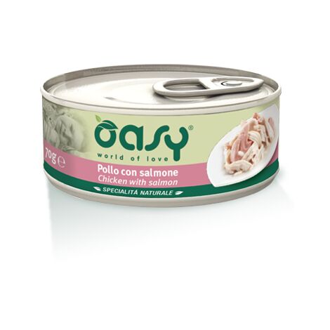 Gatto - Pollo e Salmone 70 - 150 gr OASY - size 150 gr