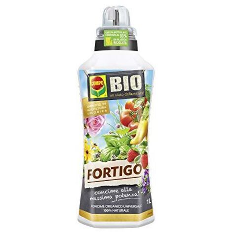 COMPO Concime Organico Universale FORTIGO, Consentito in agricoltura biologica, 1 l (1/4)