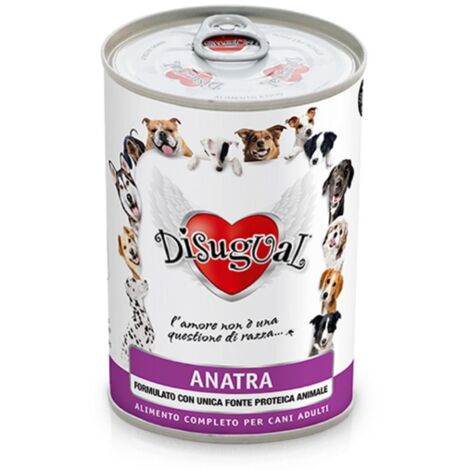DISUGUAL Umido cane anatra 400gr