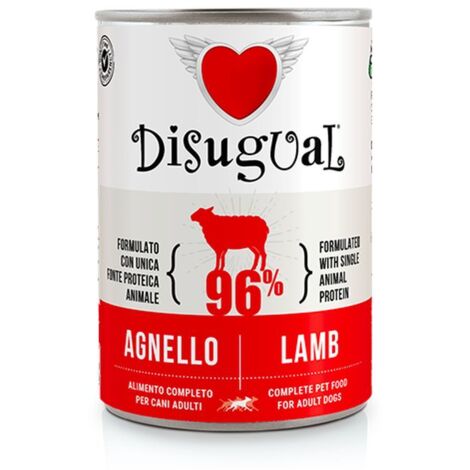 Disugual Cane Monoproteico Lattina 400gr Agnello