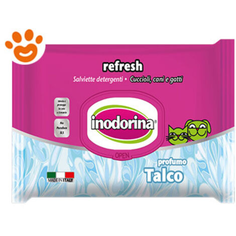 Inodorina Refresh Salviette detergenti Talco