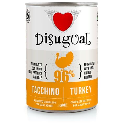 DISUGUAL Umido cane tacchino 400gr