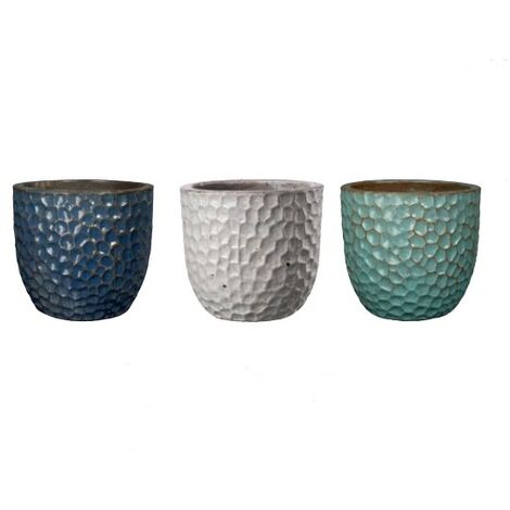 DEROMA Vaso Balcony Samba – Multicolore – In Plastica – 10x10x10 Cm – Ideale Per Piante E Fiori Su Balcone