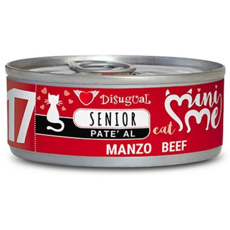 Disugual Gatto MINI-ME Senior 85gr 17 Manzo