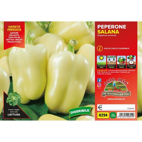 ORTO MIO Peperone Digeribile Citrino Salana