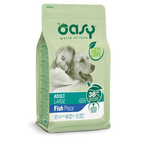 Cane Adult Large Pesce Da 3-12 kg. OASY - size 12 Kg