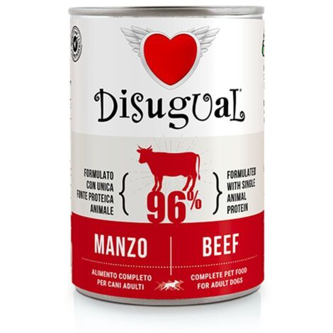 Disugual Cane Monoproteico Lattina 400gr Manzo