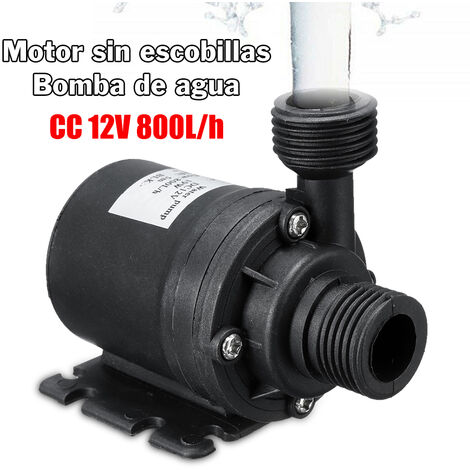 Bajo nivel de ruido bomba de agua sumergible Mini DC12V motor sin escobillas 800L/H IP68 