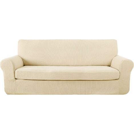 2X Coperture per divano e poltrona Copribraccia elasticizzata per poltrona Bracciolo  divano reclinabile Marrone chiaro