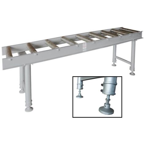 HOLZMANN Convoyeur fixe - 9 rouleaux - 800 kg