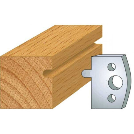 Leman - Jeu de 2 fers profilés acier Ht.40 mm N°010