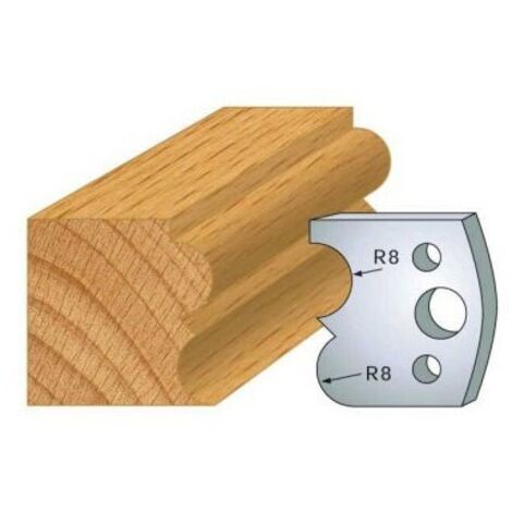 Leman - Jeu de 2 fers profilés acier Ht.40 mm N°028