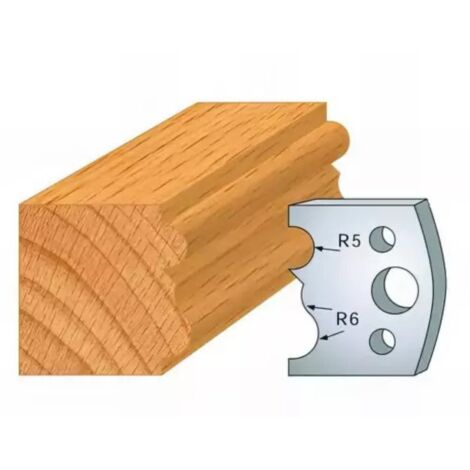 Leman - Jeu de 2 fers profilés acier Ht.40 mm N°029