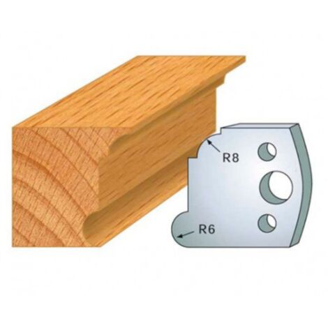 Leman - Jeu de 2 fers profilés acier Ht.40 mm N°053