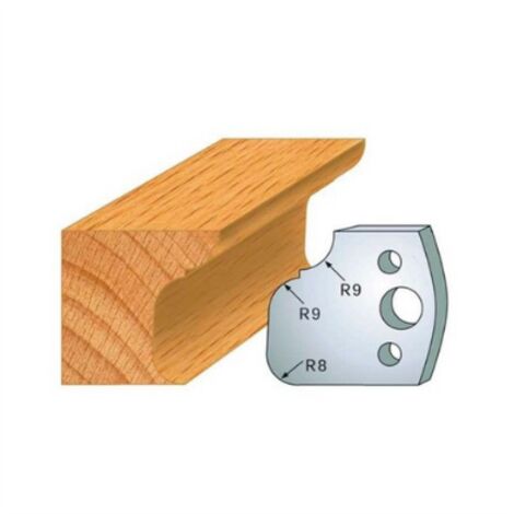 Leman - Jeu de 2 fers profilés acier Ht.40 mm N°068