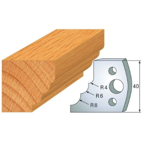 JEU DE 2 FERS PROFILES ACIER HT 40MM  N°132