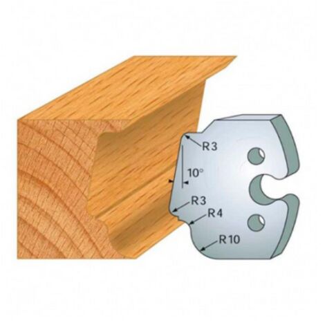 JEU DE 2 FERS PROFILES ACIER HT 50MM N°208