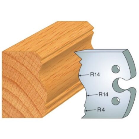 JEU DE 2 FERS PROFILES ACIER HT 50MM N°255