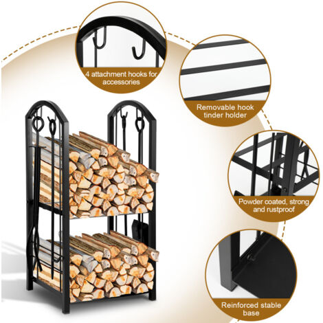 Étagère Porte Manteaux en Bois | Livraison Gratuite