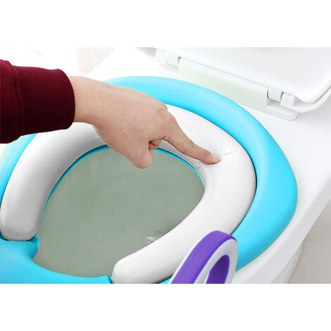 Réducteur WC Enfant Pliable - Siège Toilette Portable - Antidérapant - Sac Transport Inclus - Vert