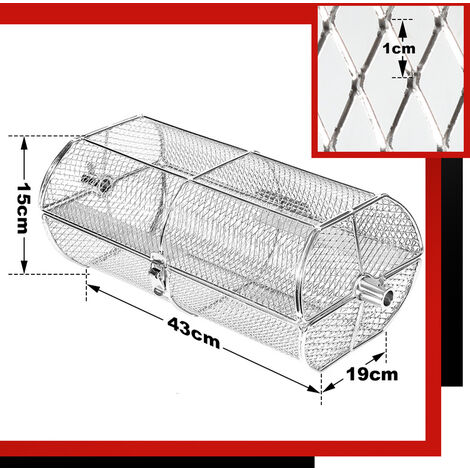 Plateau De Cuisson En Maille Pour Four 14.4inchx11.4 Pouces Panier En Acier Inoxydable Multifonction Pour Bacons Pain, Poulet Frites