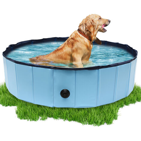 Piscine Pour Chien 100 Cm En PVC épais - Tapis D'arrosage Pliable, Pataugeoire été, Jardin, Plage