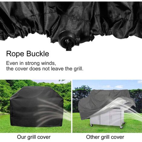 Copertura Barbecue Impermeabile 145x61x117cm - Telo Oxford 210D Per Esteri - Foto 3