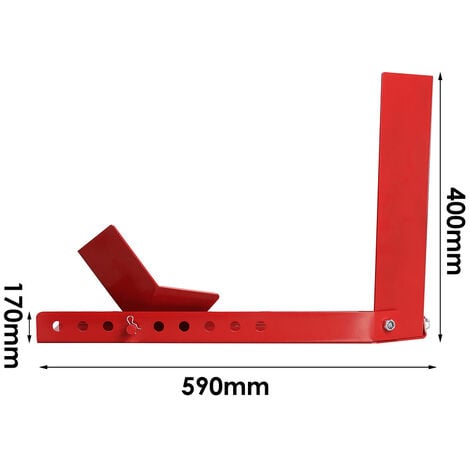 VEVOR Cric de Moto a Ciseaux 500 kg Hauteur de Levage 12-39 cm Pont  Elevateur Hydraulique Plate-Forme Antiderapante 37x23 cm Table Elevatrice  Moto ave