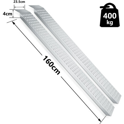 Rampes de voiture, capacité de 2 tonnes par paire, jusqu'à 195 mm