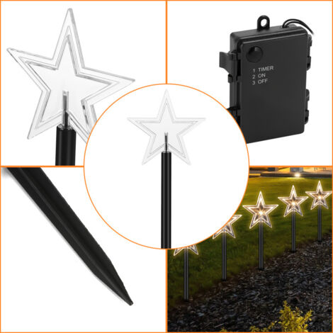 Weiting Éclairage Sur Piquet De Noël, Décor Saisonnier LED En