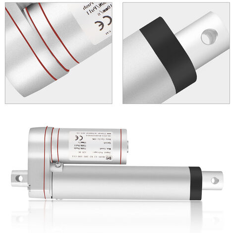 DC 12V 24V Lineaire Actuator 1000n 2000n 10 Mm/s Geïntegreerde Hal Sensor Lineai