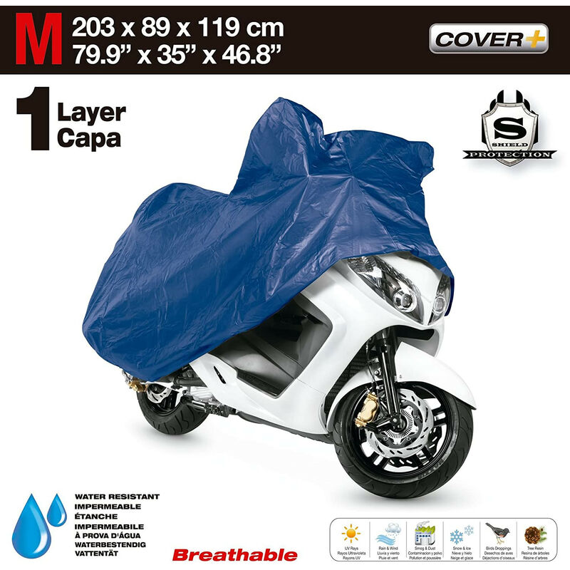 Bâche de Moto, scooter, trial  183 x 89 x 119 cm