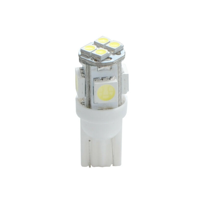 2 ampoules LED T10 W5W LED 5xSMD5050 12V 1,2W blanc