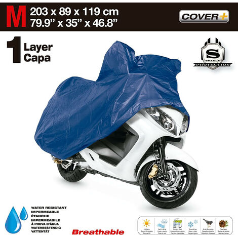 Housse Protection Moto Scooter Bâche Imperméable Polyester 230 x