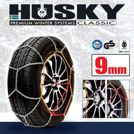 Chaines neige manuelle 9mm 225/50 R17