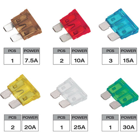 10 pièces Fusible Insérer Et 10 pièces Avec Électrique Testeur