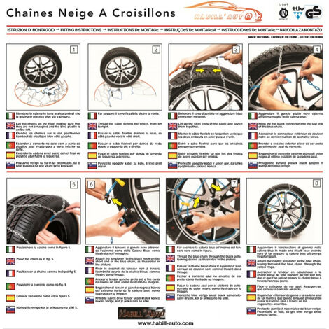 Chaîne neige 215/50 R17