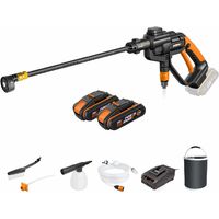 WORX Nettoyeur haute pression électrique 18V(20V Max) Hydroshot Portable, Nettoyeur Haute Pression sans Fil, Batterie Powershare, WG620E.4