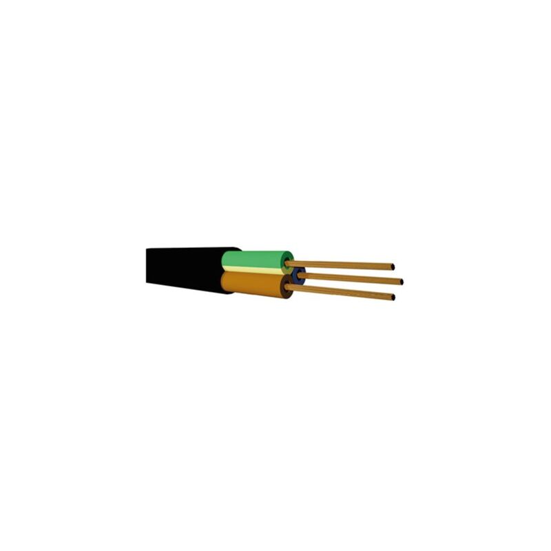 Rollo 50M Manguera RV-K flexible (3x2.5mm) Negro