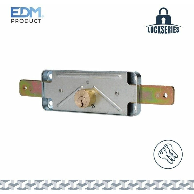 Cerradura de Persiana 154mm 3 Llaves Incluidas EDM