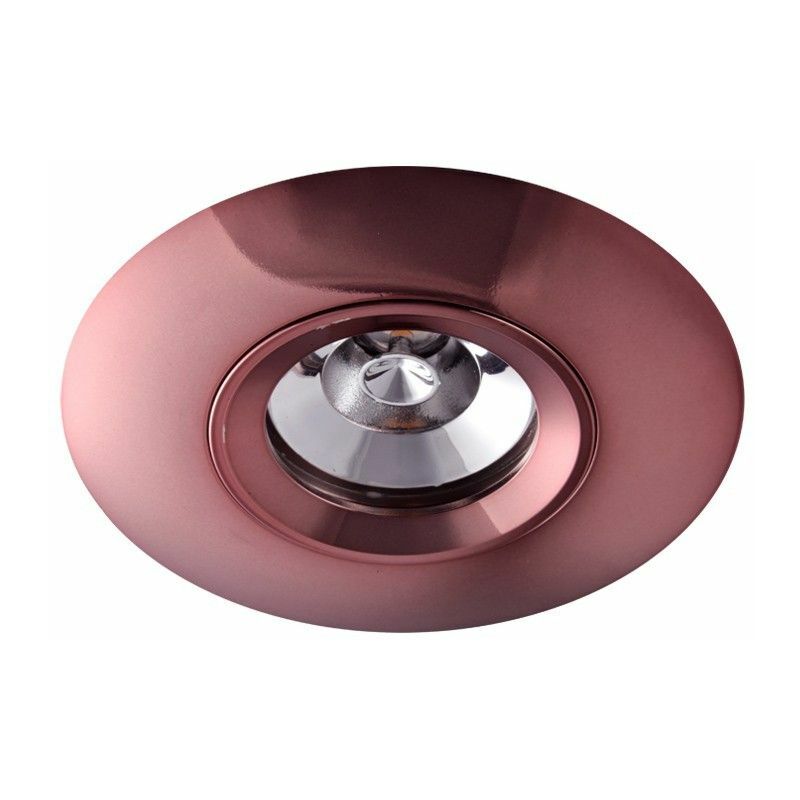 Aro empotrable "Seron" GU10 (50W máximo) IP20 fabricado en metal color oro rosa