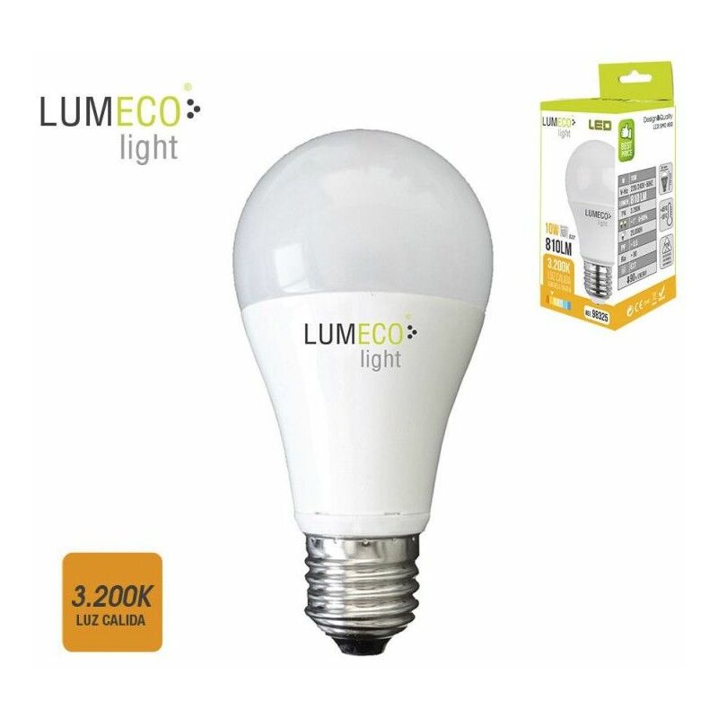 Bombilla standard LED E27 17w 1800 lm 6400k luz fria EDM 98352