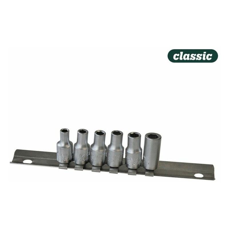 Juego 6 bocallaves 1/4" 6 pcs ek111 MOTA