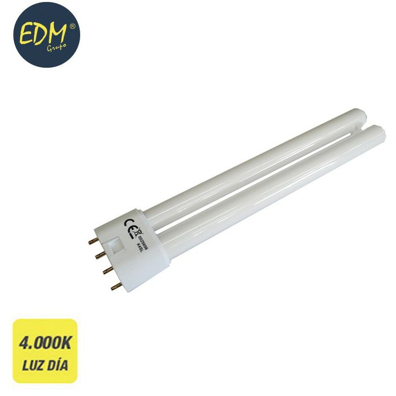 Bombilla bajo consumo micro linx-f 36w 840k luz dia casquillo 2g11 4pin edm