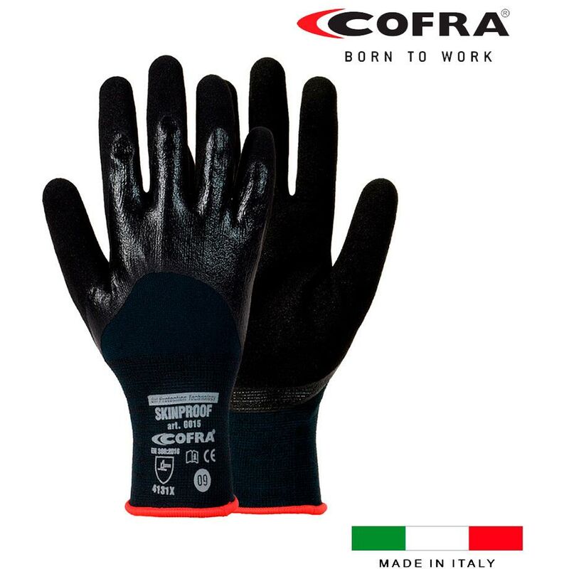 Guante nitrilo skinproof talla 10 xl cofra